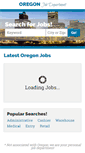 Mobile Screenshot of oregonjobdepartment.com